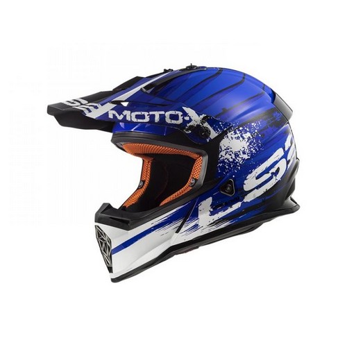 PonziRacing - y Gadgets > Cascos y Repuestos > Cascos cruzados > Ls2 > 404372926 XXXL CASCO CROSS LS2 MX437 FAST GATOR AZUL TALLA XXXL